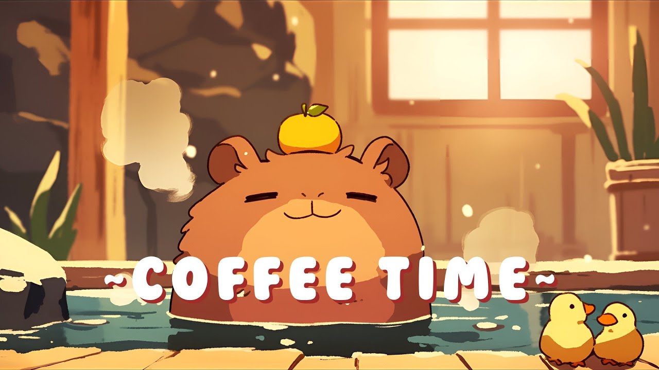 24/7 Capybara Lofi Beats - Cozy Japanese Lofi Mix ~ Dreamy Vibes ~ 🌸 ☕