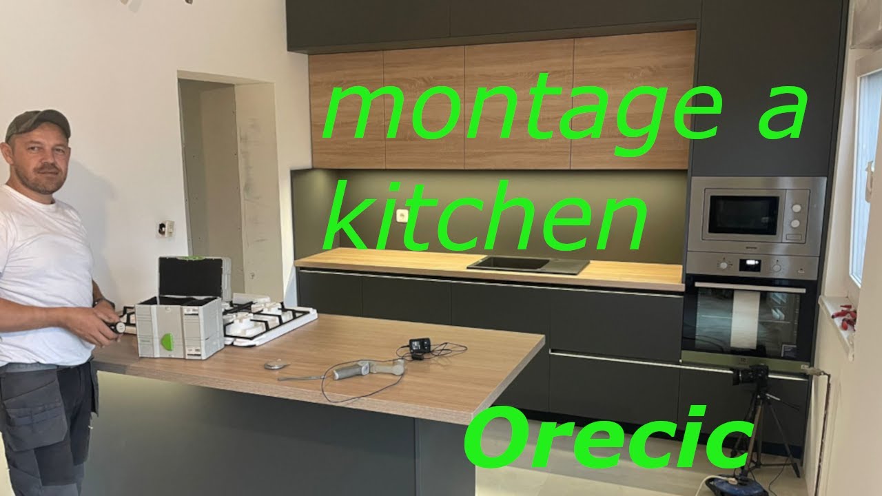 montage kitchen Orecic #kitchen #furniture