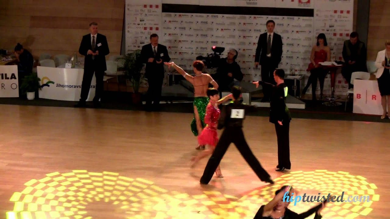 Brno Open 2012, WDSF Senior I latin, final - samba