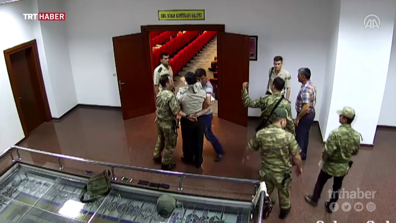 Generalin derdest edilme anı dava dosyasına bu görüntülerle girdi