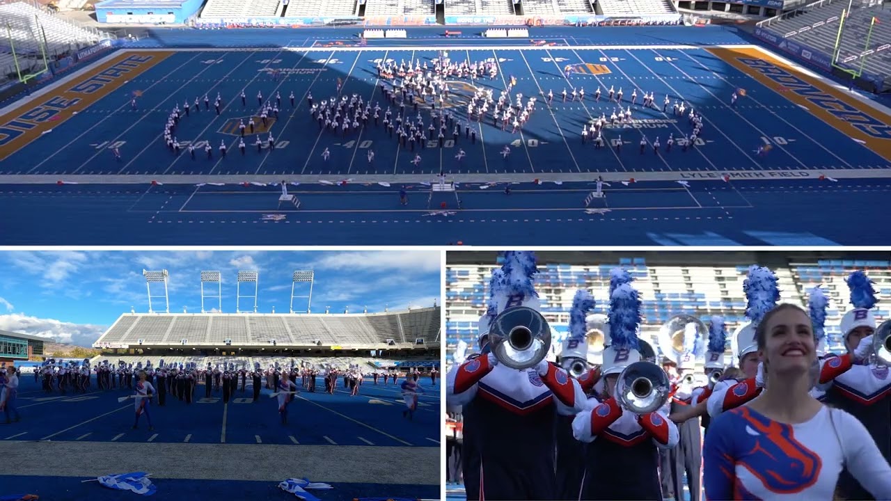 Boise State University Blue Thunder Marching Band D3 Exhibition 2022
