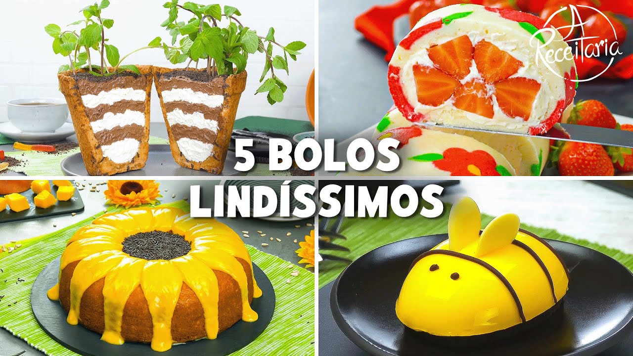 5 bolos mágicos e deliciosos | Bolos que dão até pena de comer