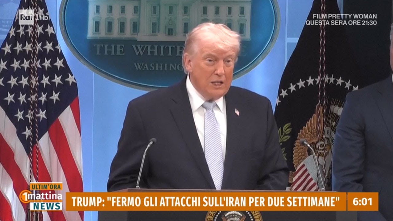 Iran, tregua di due settimane - 1mattina News 08/04/2026