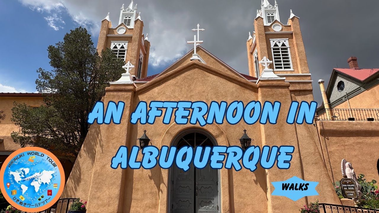 An Afternoon in Albuquerque   4K Old Town Albuquerque Walk Candy Lady Taproom