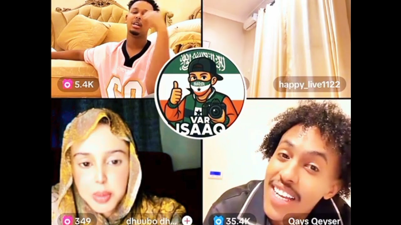 Somali tiktok live challenge Qays qaysar iyo Dhakhtar 😀😁😁😄