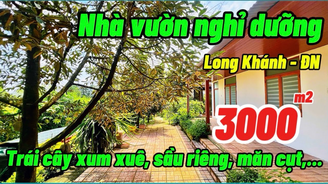 Nhà đất đồng nai, Nhà vườn nghỉ dưỡng trái cây xum xuê Long Khánh - ĐN