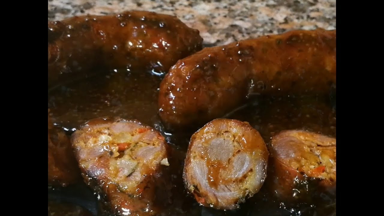 CHORIZO CASERO EN SALSA DE NARANJA*