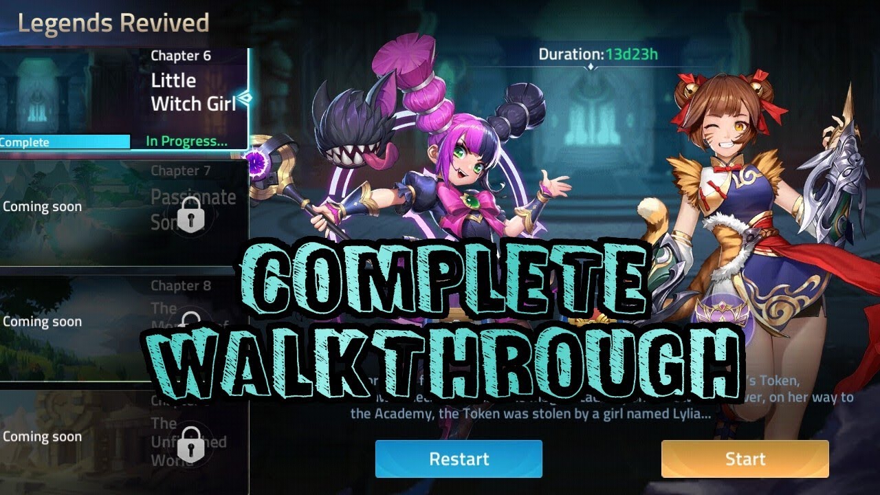 Akashic Ruins: Legends Revived Chapter 6 - Little Witch Girl (Walkthrough)