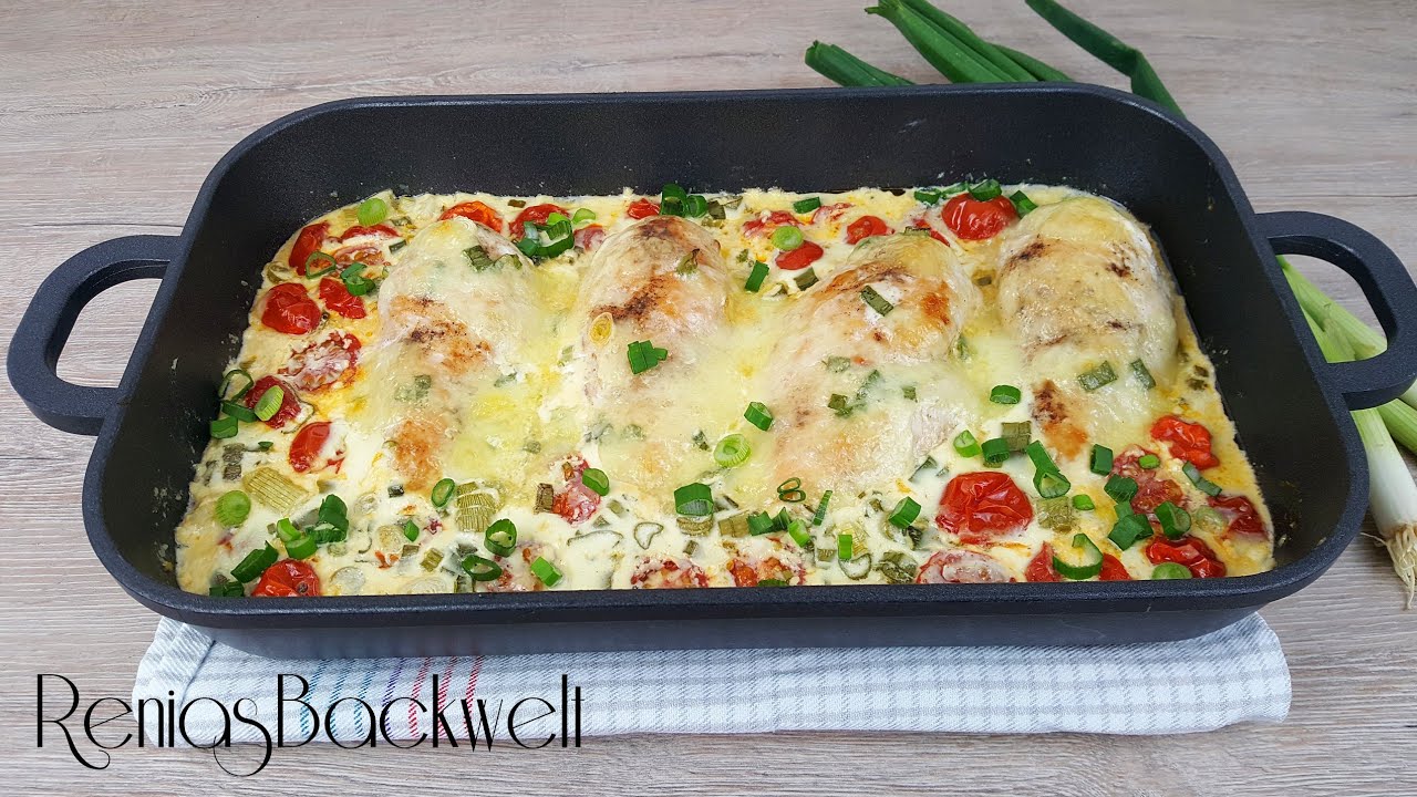 Hähnchen Auflauf 😋 Schnelles & Leckeres Rezept