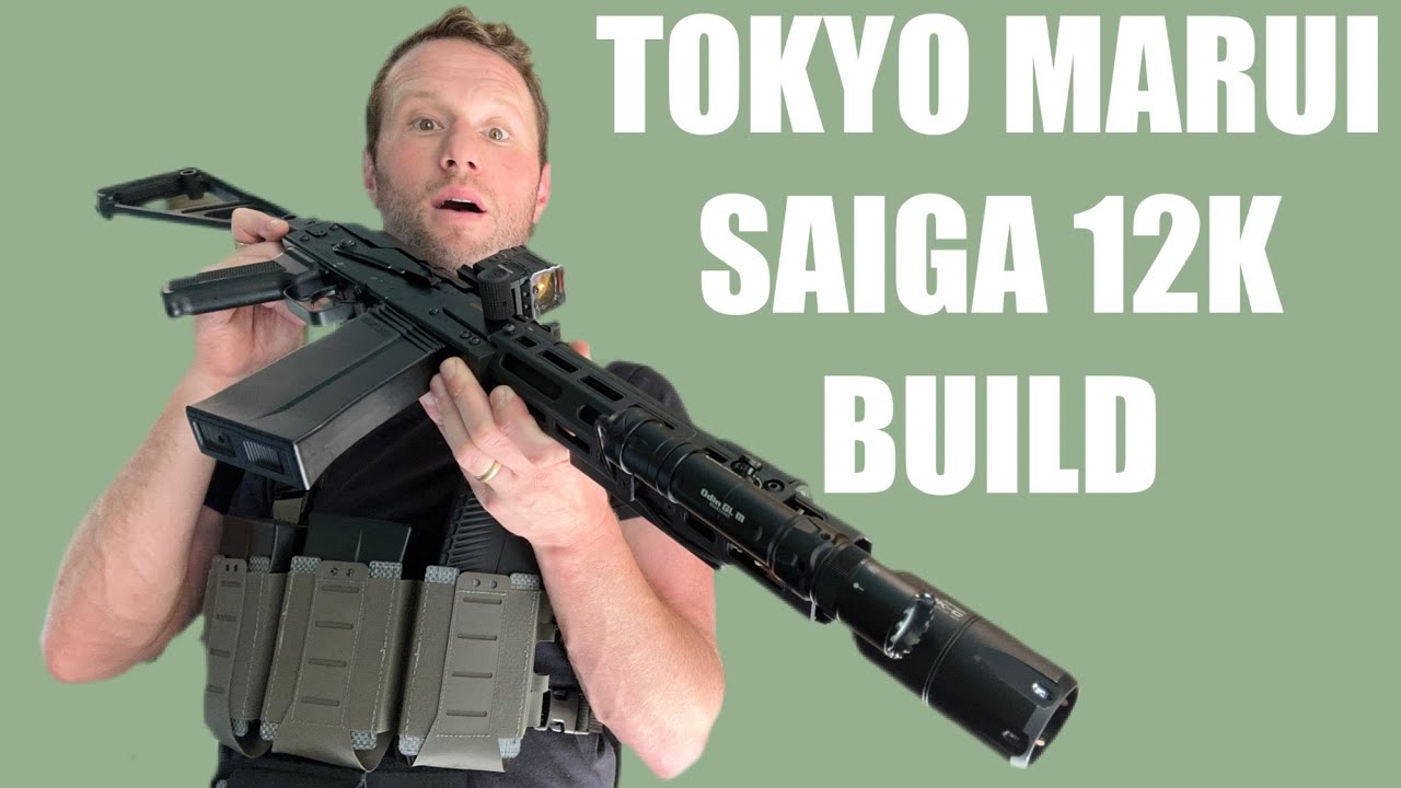 Custom Tokyo Marui Saiga 12k Shotgun Build!