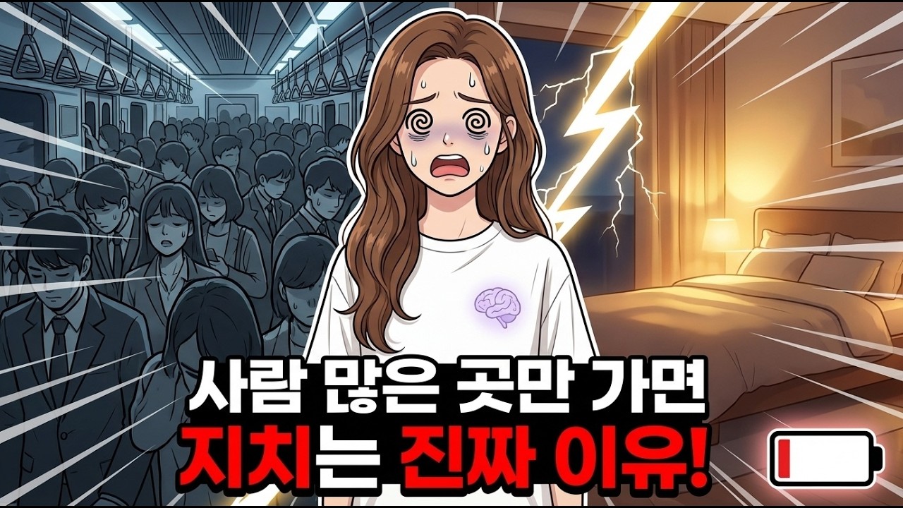 사람 많은 곳만 가면 지치는 사람들의 심리