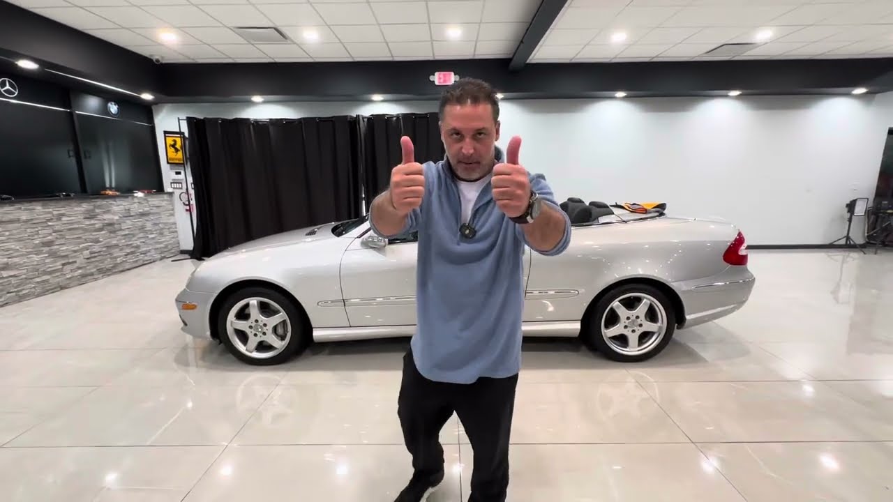 Представляем наш Mercedes-Benz CLK500 Cabriolet 2004 года с пробегом 59 тыс. миль.