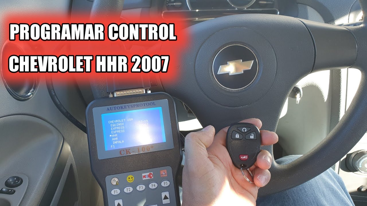 PROGRAMAR CONTROL PARA CHEVROLET HHR 2007, CON CK100