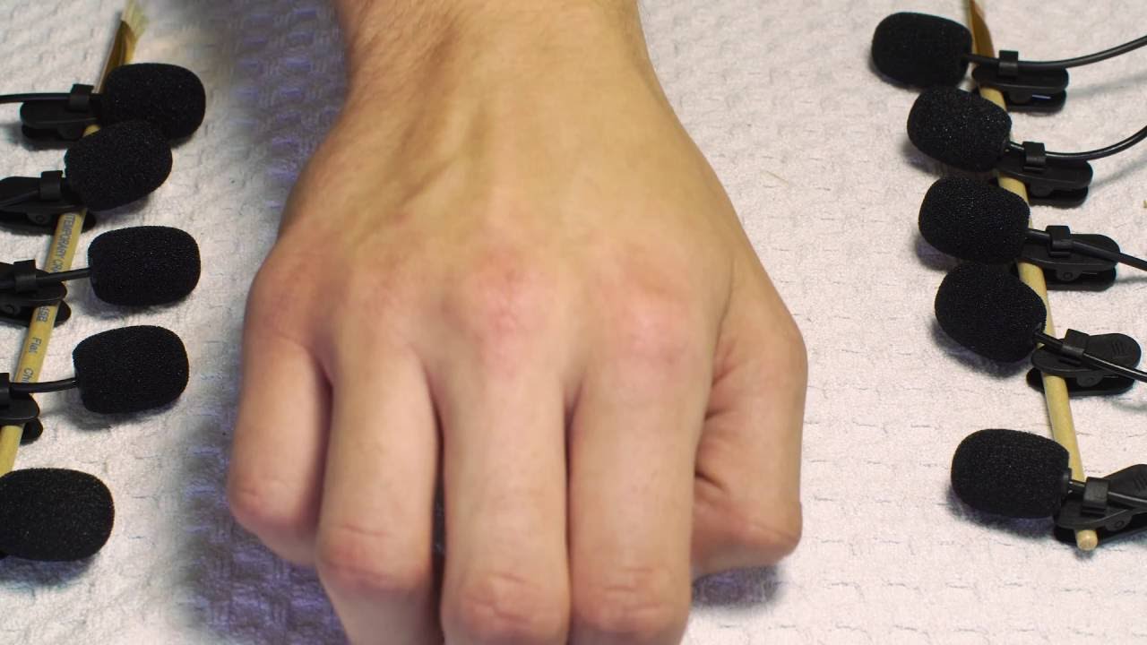 ASMR #45 - [4K] Slow, softer scratching with new mics