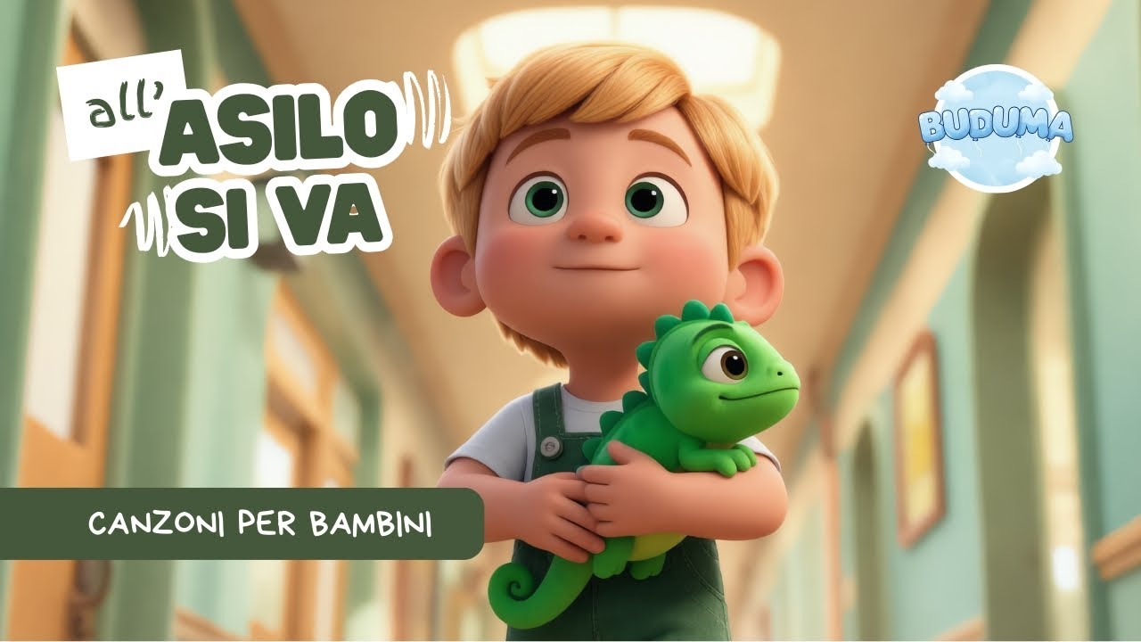🎵 👩🏻‍🏫 🎒 All’asilo si va | Canzone per il distacco genitori-bambini (2–5 anni) | BUDUMA 🎒 👩🏻‍🏫 🎵