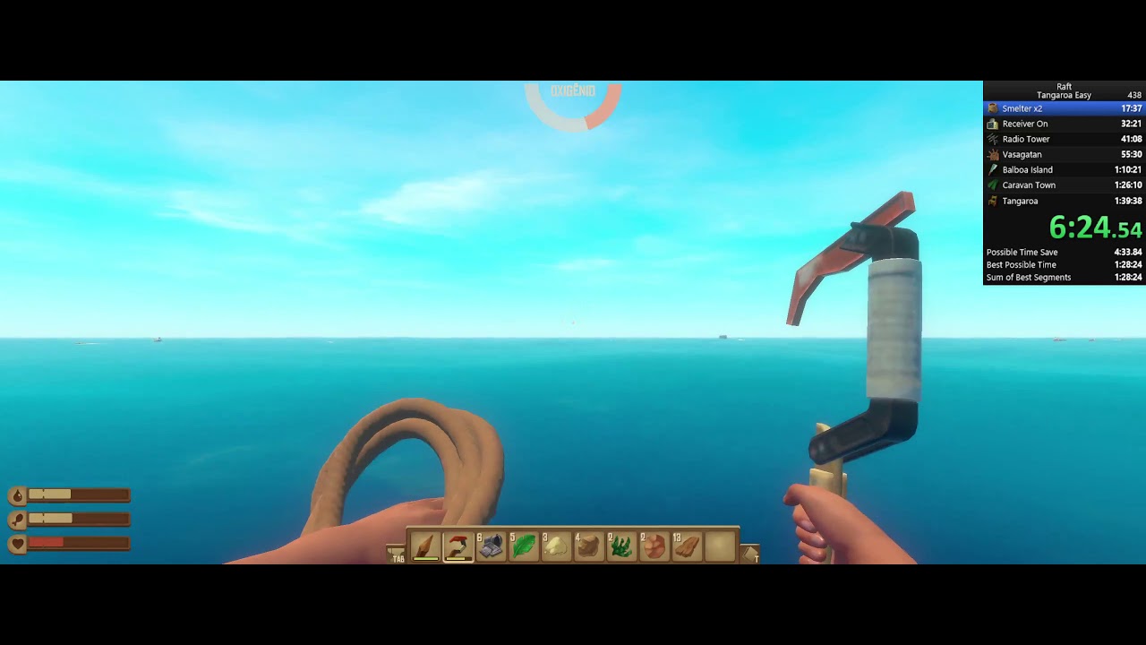 Raft Speedrun - Tangaroa Easy in 1:35:01 (WR)