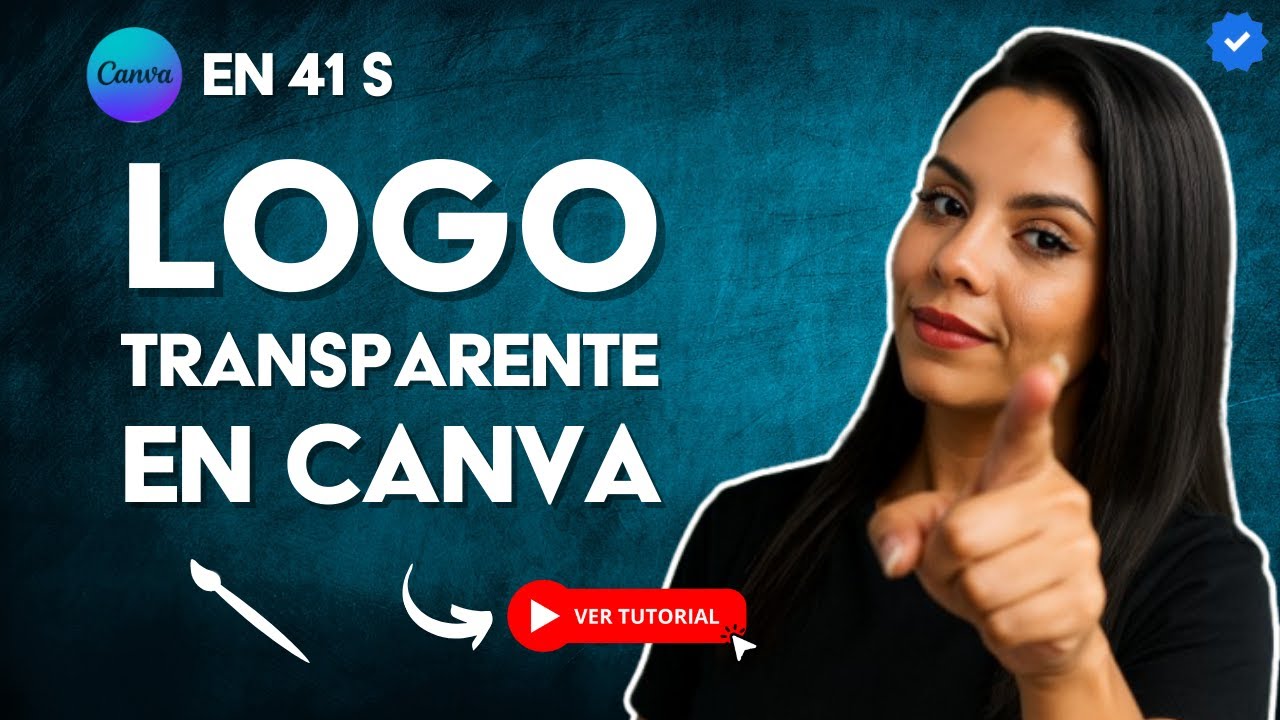 Cómo HACER un LOGO TRANSPARENTE en CANVA en 41 S