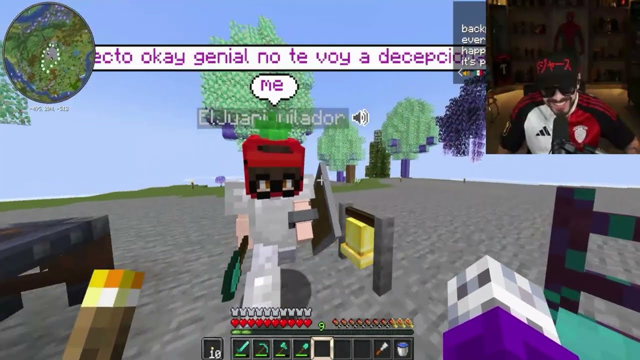 VEGETTA777 consiguió que JUAN fuera su chalan de esta hermosa manera 🤣 QSMP