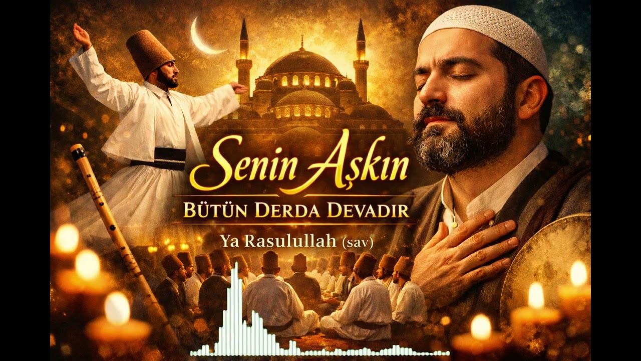 Senin Aşkın Bütün Derde Devadır 🌙 Ya Rasulullah (sav) | Zikirli İlahi