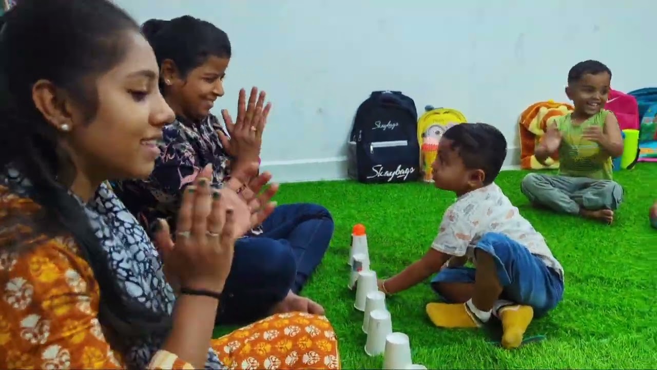 Students Fun & Growth Activity at Harikrushn International Academy.