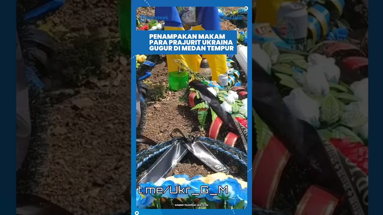 Pemakaman para Prajurit Ukraina yang Gugur, Tertumpas saat Berperang Melawan Rusia