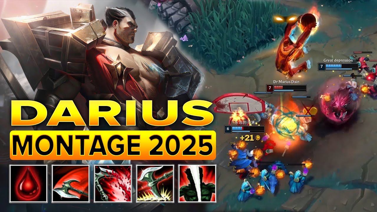 Darius Montage 2025 - High Elo Darius Plays Season 15