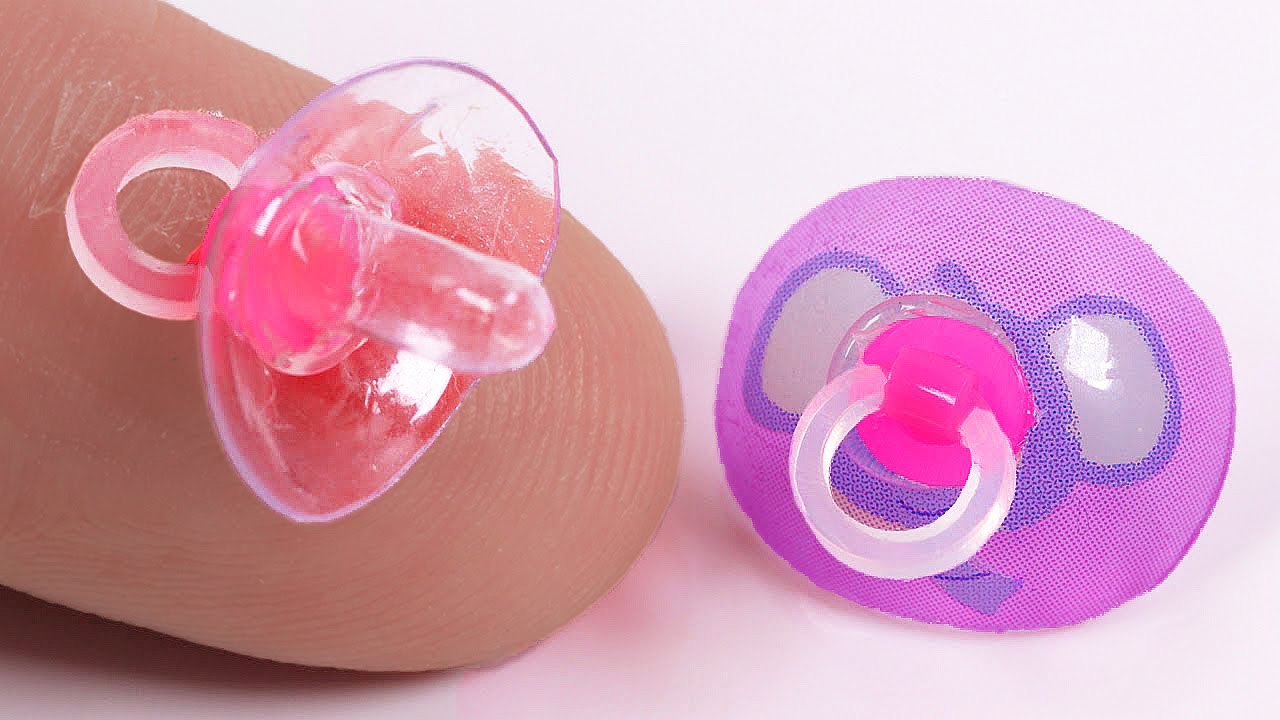 How to make a miniature pacifier [realistic]