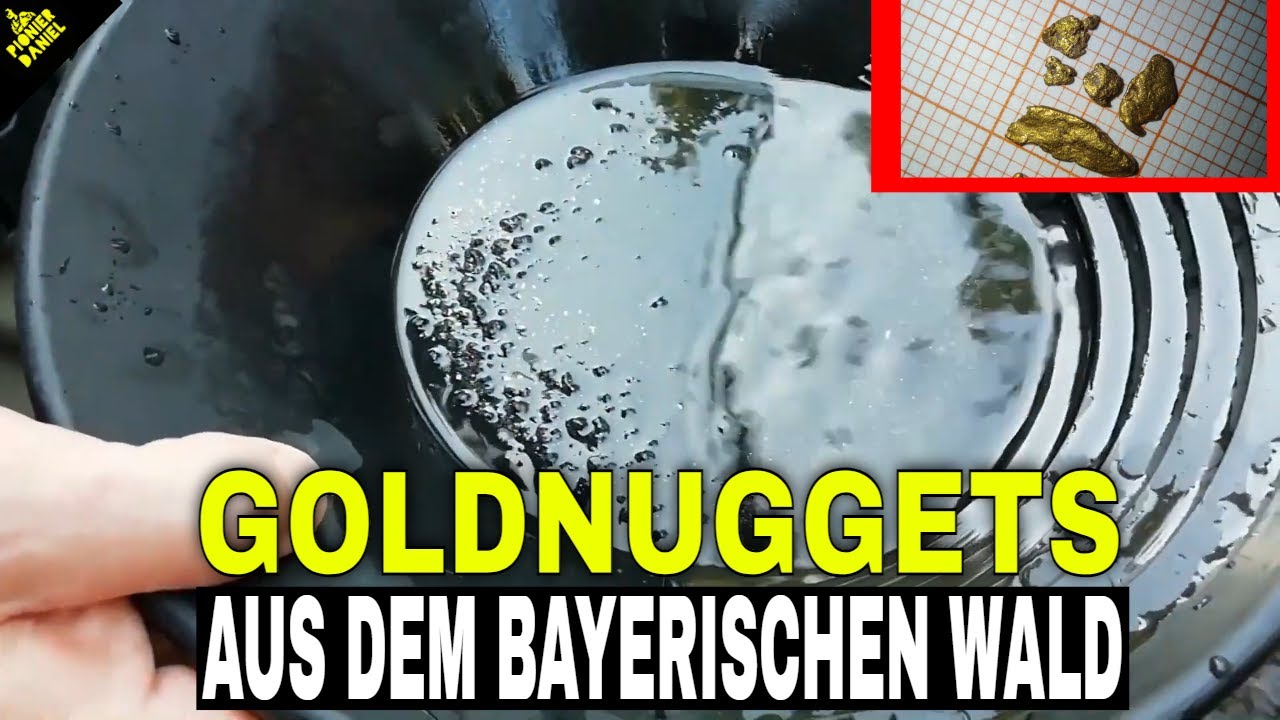 Goldwaschen - Goldnuggets aus dem Bayerischen Wald #Goldwaschen