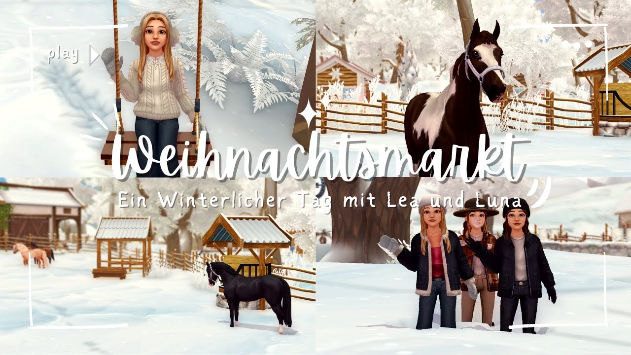 Türchen Nr. 19 ❄️ Winterlicher Weihnachtsmarkt⛄| Starstable realistic Roleplay [DEUTSCH] Tessa Young