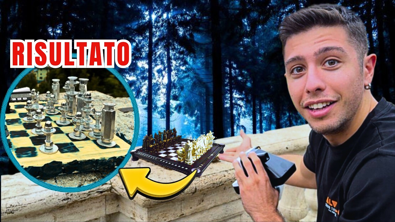 TRASFORMIAMO dei BULLONI in un SET DI SCACCHI