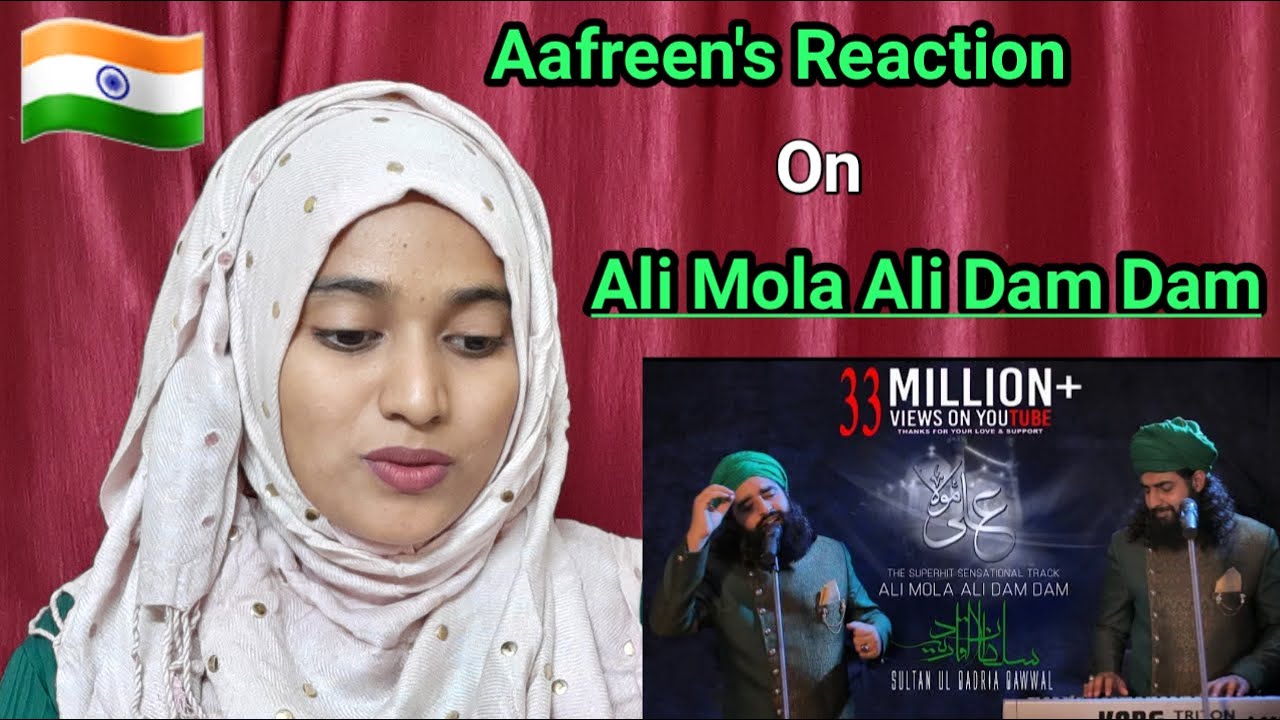 Reaction On ALI MOLA ALI DAM DAM By Aafreen Shaikh
