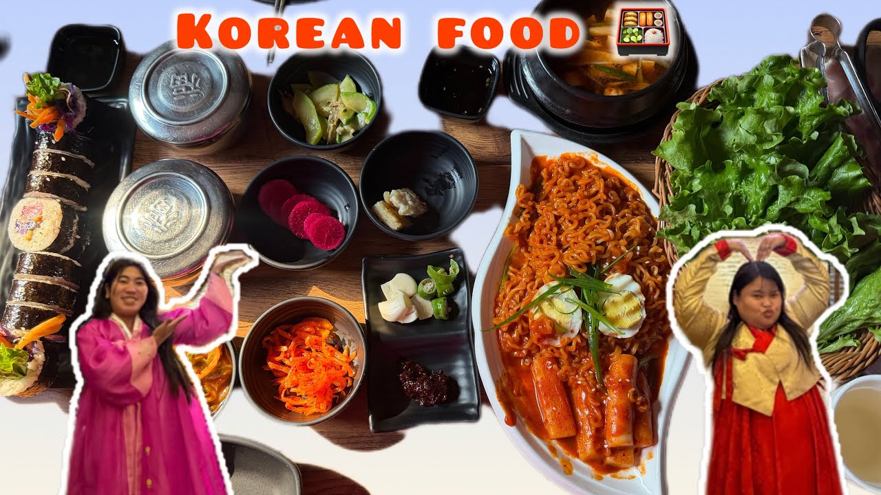 Eating korean food at durbarmarg kathmandu nepal 🇳🇵 