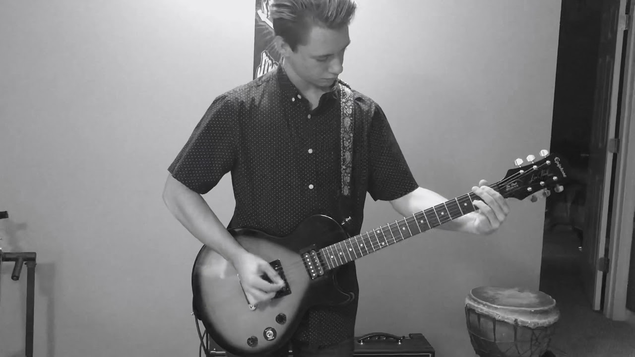 Tyler Briggs - Red Hot Chili Peppers - Goodbye Angels - Guitar, Bass, and Drum Cover