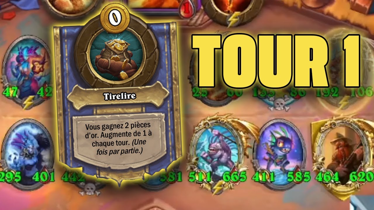 POUVOIR TOUR 1 AVEC KRAGG POUR LA MEILLEURE SORTIE POSSIBLE | Hearthstone Battlegrounds Top 25