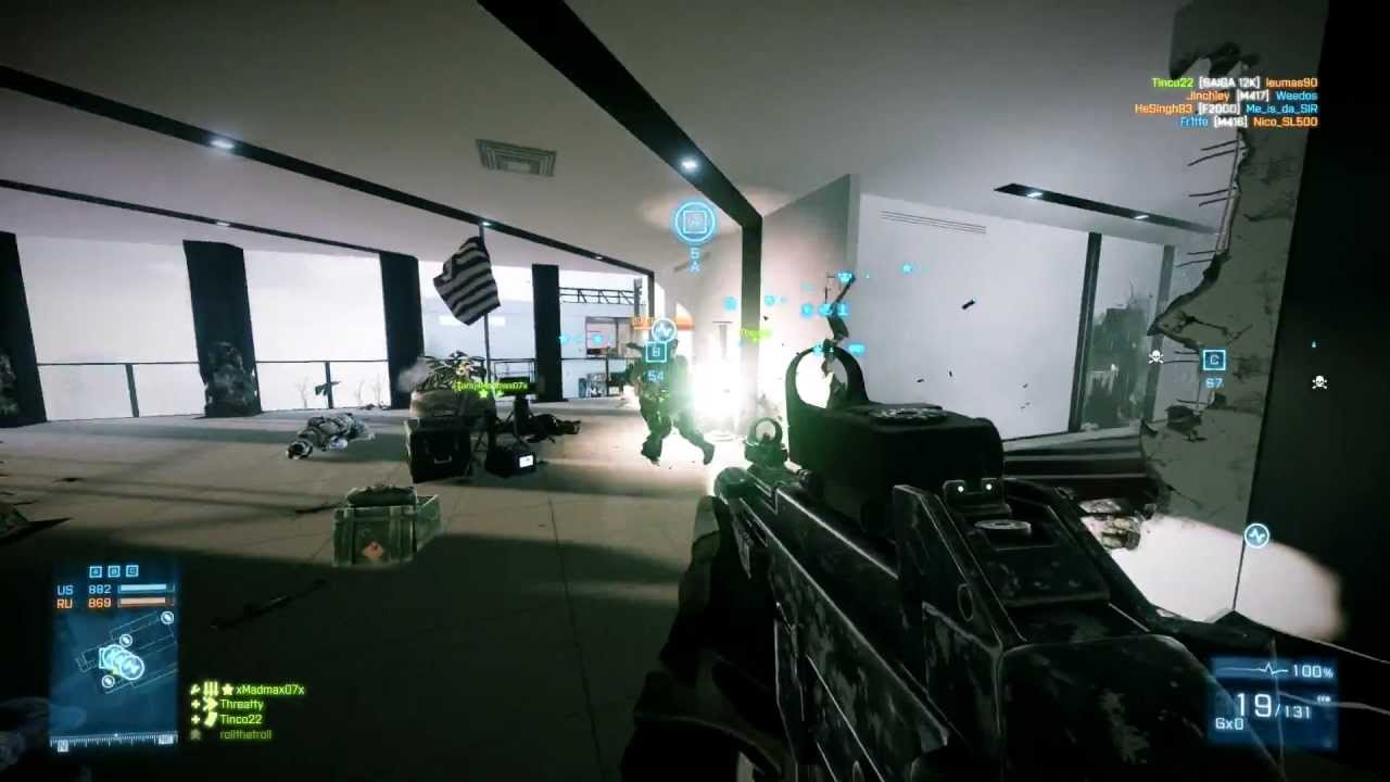 BF3: UMP-45 Close Quarters Killing Spree
