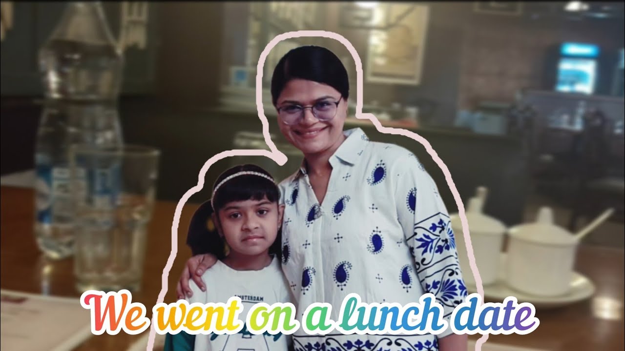 Mother and daughter's lunch date : went to a chinese restaurant, had Pizza 🍕 in Go Pizza 
