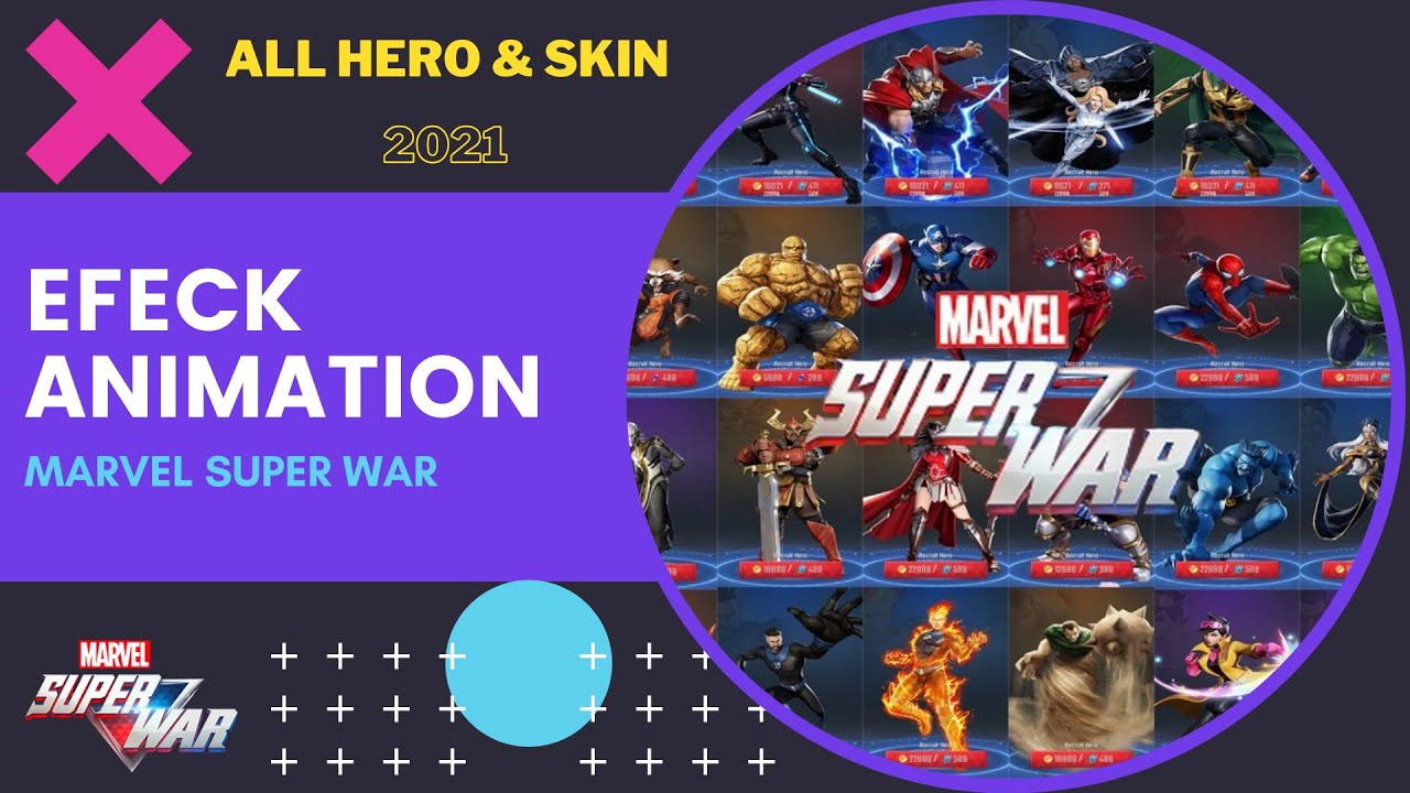 All Hero & Skin 2021 Animation - MARVEL Super War  Indonesia