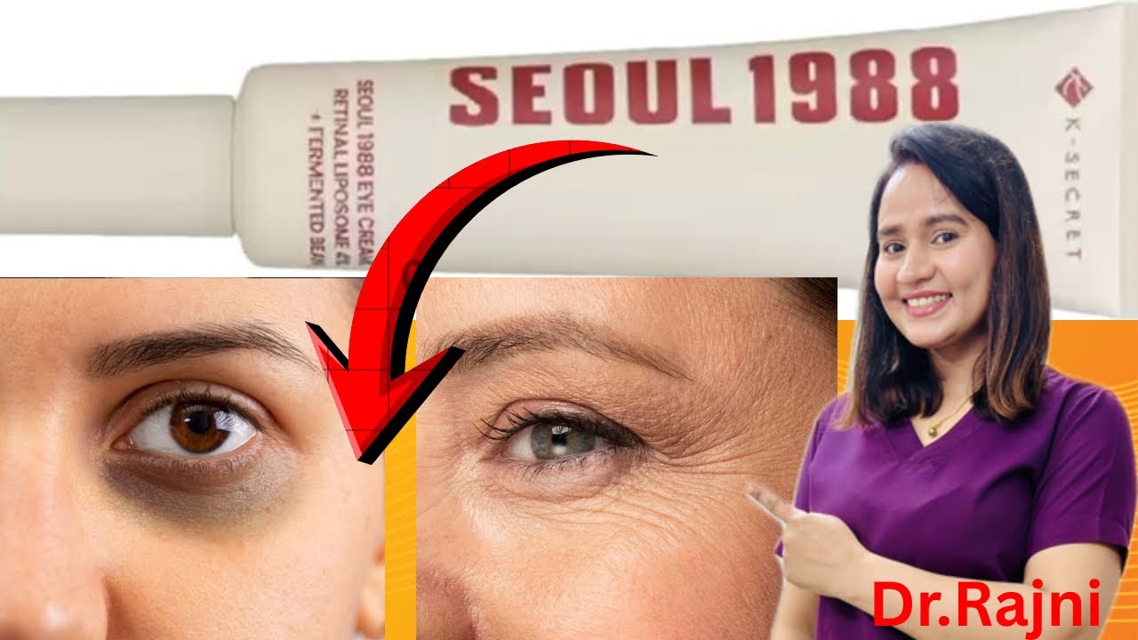 Dark Circles & Under Eye Wrinkles Removing Cream ,7Days Challenge | Seoul 1988 Cream Review | #seoul