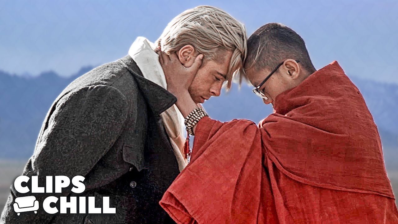 La desgarradora Despedida entre Heinrich y el Dalai Lama | Siete Años en el Tíbet (Brad Pitt)