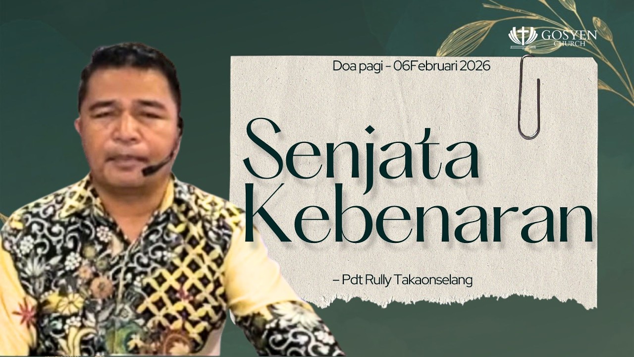 DOA PAGI  | Dilayani oleh Pdt.Rully Takaonselang | 06 Februari 2026 | 05.00 WITA