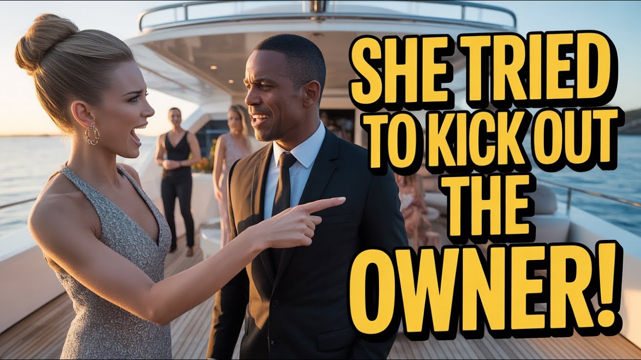 Arrogant Hostess Kicked a Black CEO Off the Yacht — Not Knowing He Owned the Party