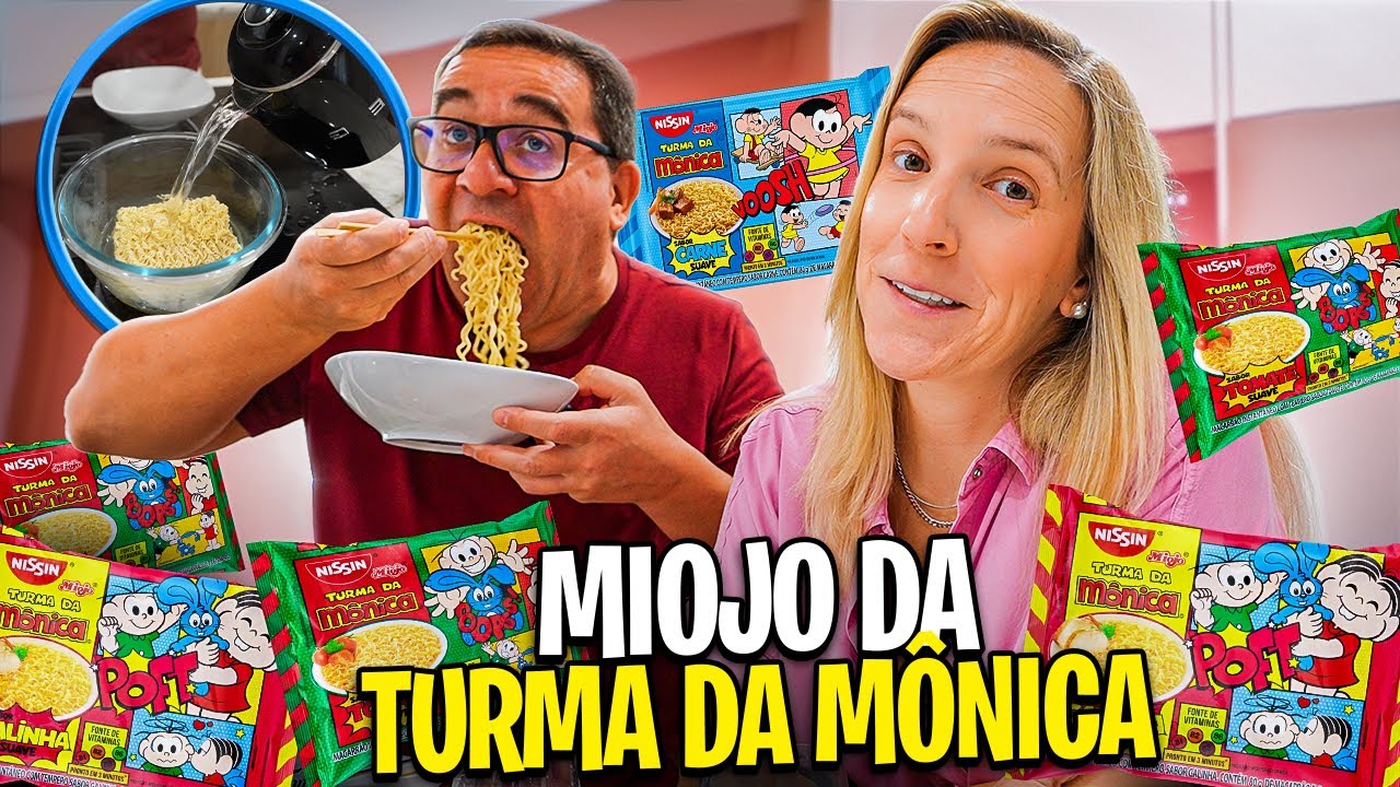 COMI O FAMOSO MIOJO DA TURMA DA MÔNICA