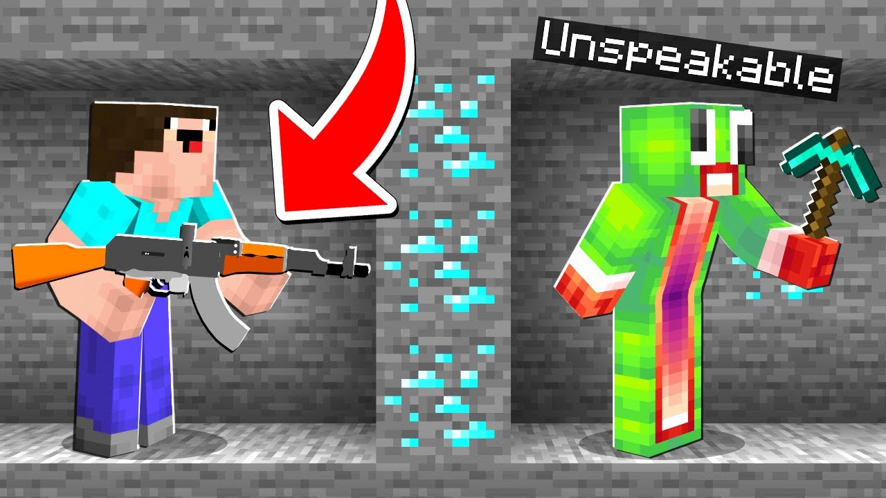 EXTREME Minecraft MANHUNT With GUNS!
