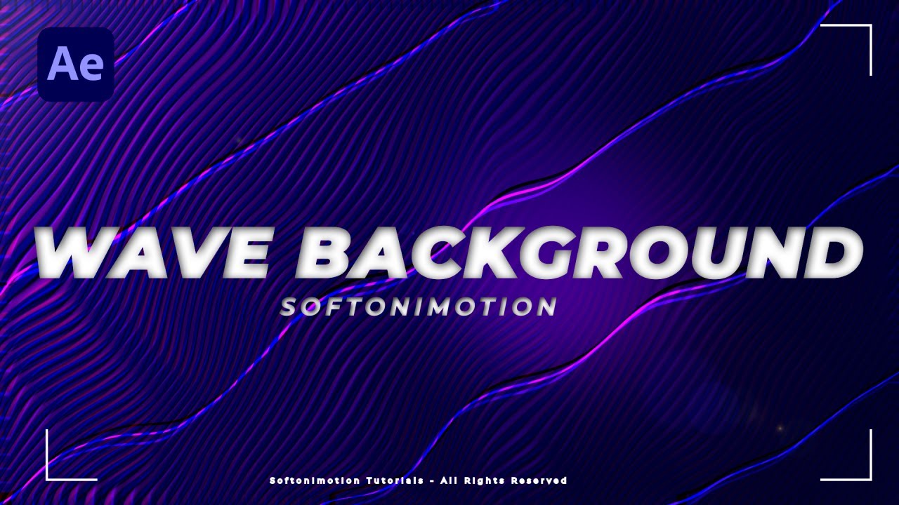 Abstract Wave Background in After Effects - After Effects Tutorial