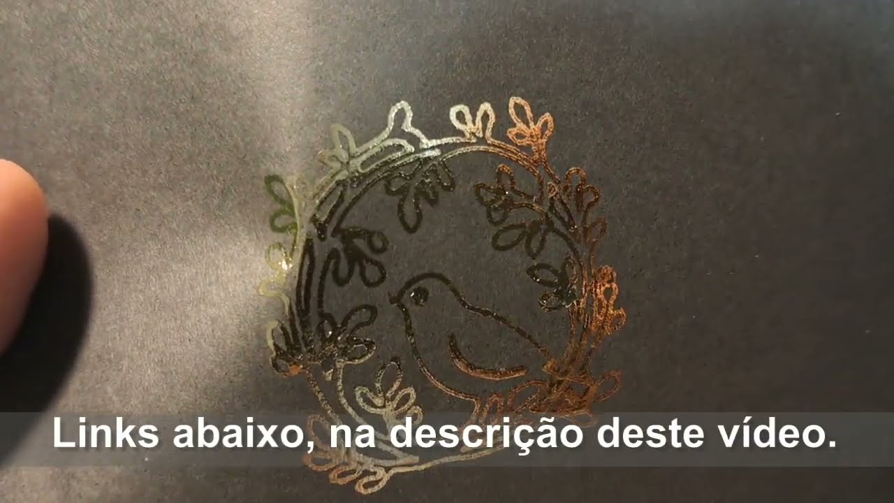 Como aplicar FOIL (a frio) com a Scanncut.