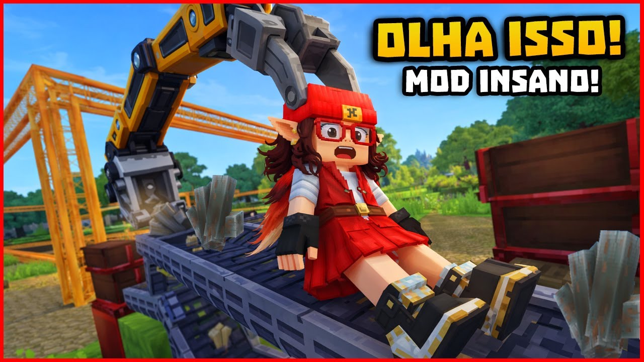 Juntei os melhores mods de automação para o modo Aventura no Hytale 😱