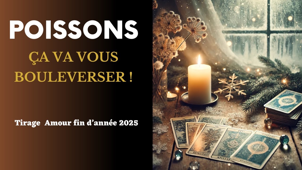 Poissons I Un amour pur vous attend avant la fin 2025&hellip; &Ecirc;tes-vous pr&ecirc;t(e) ? Tirage amour fin 2025