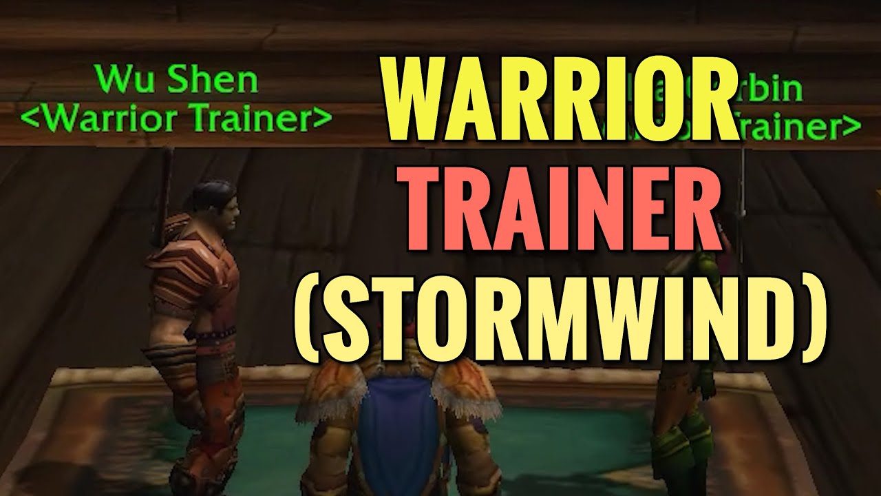Stormwind Warrior Trainer (WoW Classic)