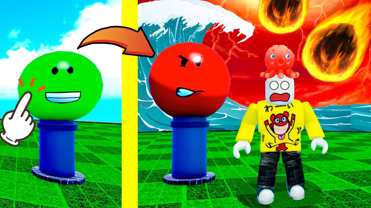 『ボタンくんを怒らせないでください』ステージで遊んだ結果...【 Roblox 】ロブロックス