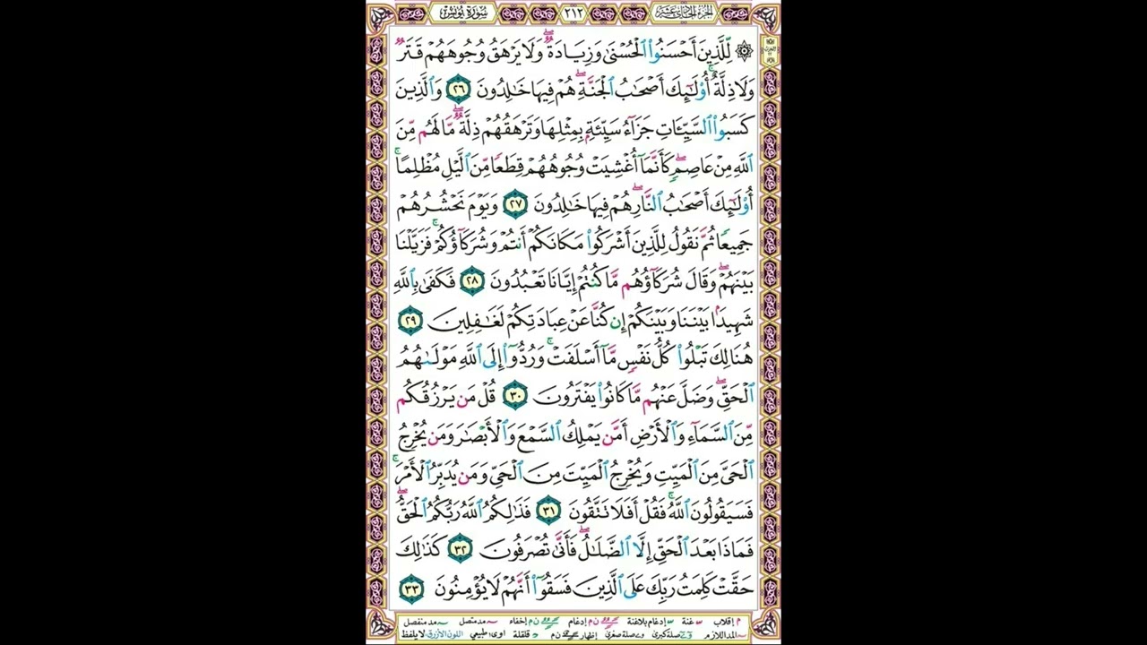 مصحف مشترك 4 قراء (ورش) 2/3 - Quran 4 recitations (Warsh) 2/3